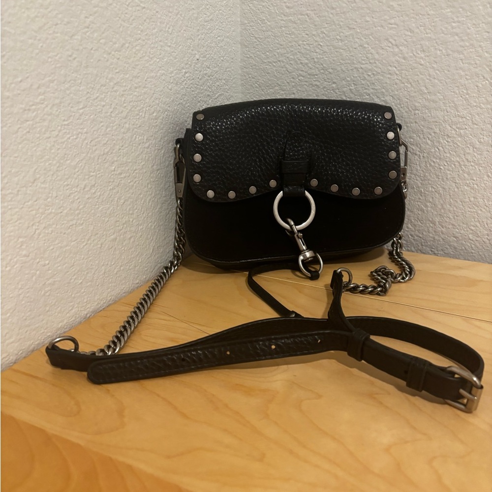 Rebecca Minkoff Black Studded Crossbody Bag